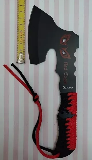 OFERTA. HACHA TÁCTICA DEPORTIVA RED EAGLE Y FUNDA