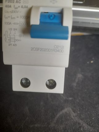 Interruptor Diferencial ABB 2P 40A 0.3A