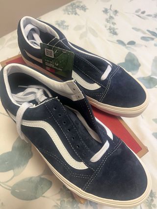 Zapatillas Vans Old Skool Azul Marino Talla 40