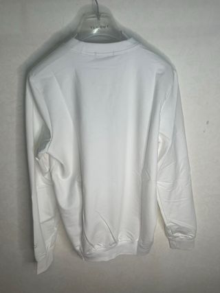 Felpa bianca con logo