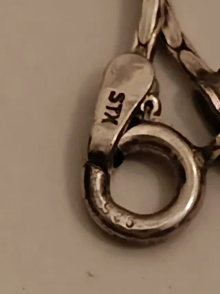 Collare vintage con sfere in argento