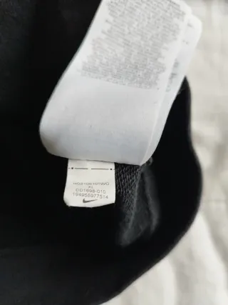 Sudadera Nike chico negra