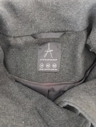 Abrigo Atmosphere gris talla 42