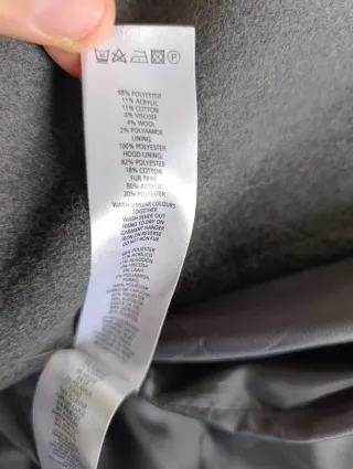 Abrigo Atmosphere gris talla 42