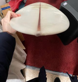 Tabla de surf blanca