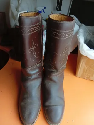 Botas de cuero marrones valverde 40