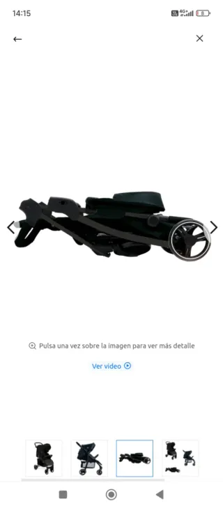 Silla de paseo Asalvo negra