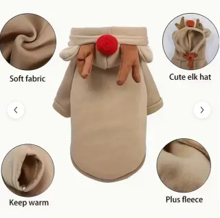 Sudadera para perro de reno XL-XXL