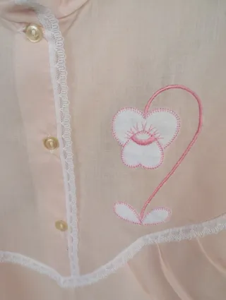 Camicia da notte rosa L/XL