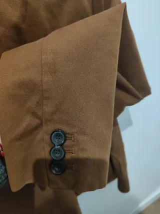 Chaqueta Zara Americana Marrón Talla XS