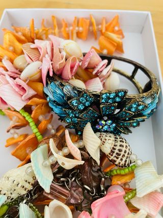 Lote Joyería Multicolor Conchas y Piedras