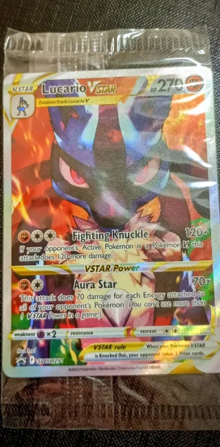 Carta Pokémon Lucario VSTAR Sellada