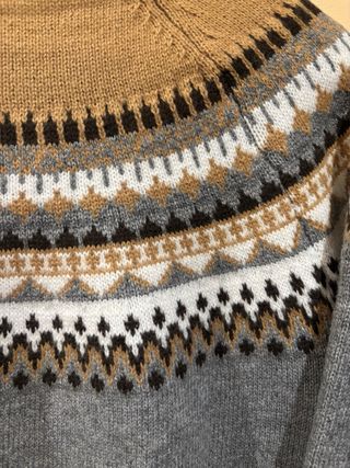 Chaqueta de punto con estampado