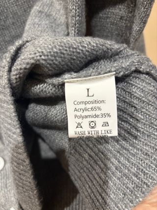 Chaqueta de punto con estampado