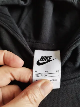 Sudadera Nike chico negra