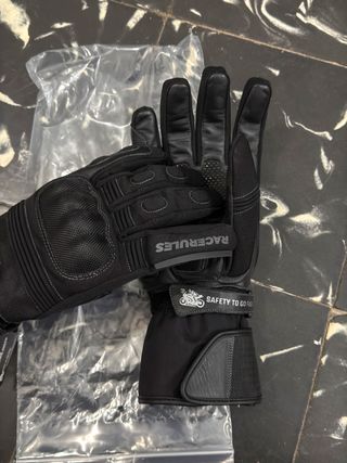 Guantes de moto invierno impermeables XL/9,5