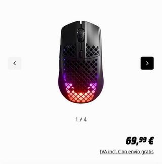 Rato Steelseries Aerox 3 + 2 Fones