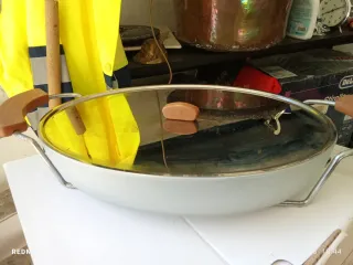 Pirofila vetro satinato con alzata