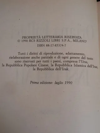 Oriana Fallaci - Insciallah - Rizzoli Ed. 1990