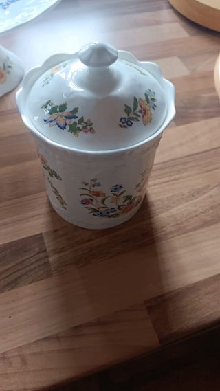 Conjunto Aynsley Tarta y Te Porcelana