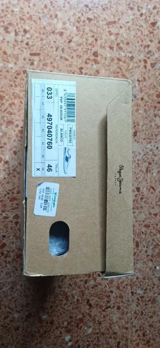 Zapatillas Pepe Jeans Hombre Beige/Azul