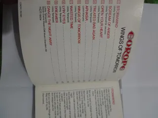 Europe Wings of Tomorrow CD