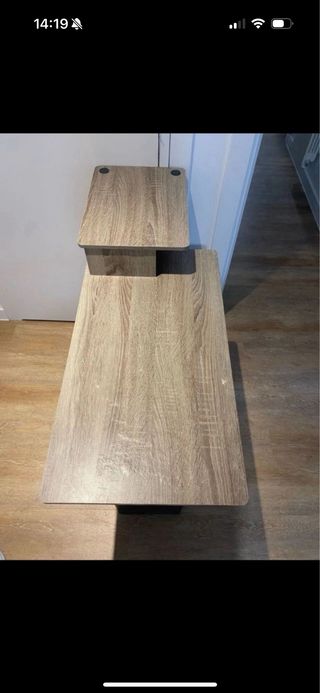 Escritorio madera y metal