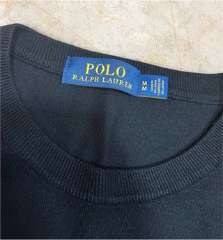 Jersey Polo Ralph Lauren Negro Talla M