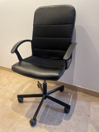 Silla de oficina Ikea negra