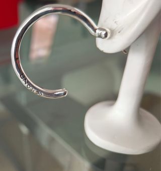 Pendientes Aro Plata Uno de 50