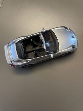 5 Modellini Porsche Argento Varie Misure