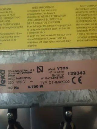 Vitrocerámica Teka VTCN