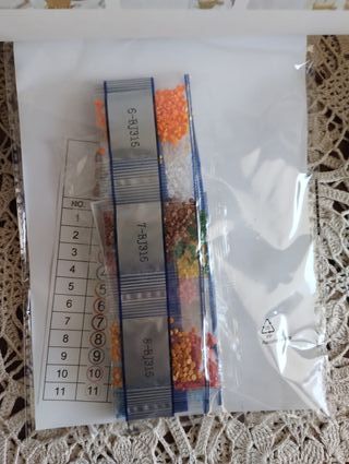 Sticker Diamond Painting Gnomi Fiori e Love 8x