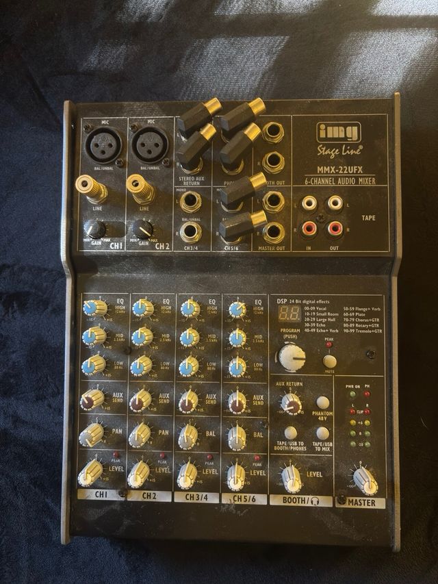 Mezclador 6 canales MMX-22 UFX