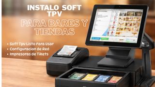 Instalacion Soft TPV para bares y tiendas