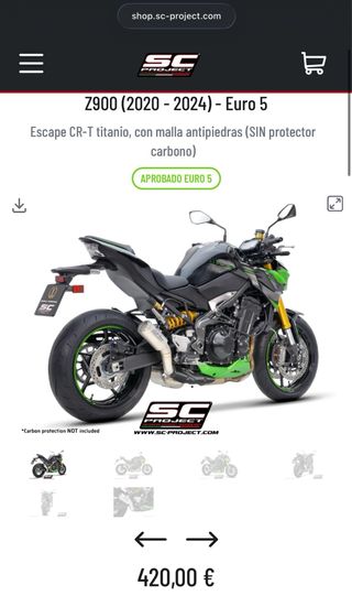 Kawasaki Z900 2018 A2 900cc