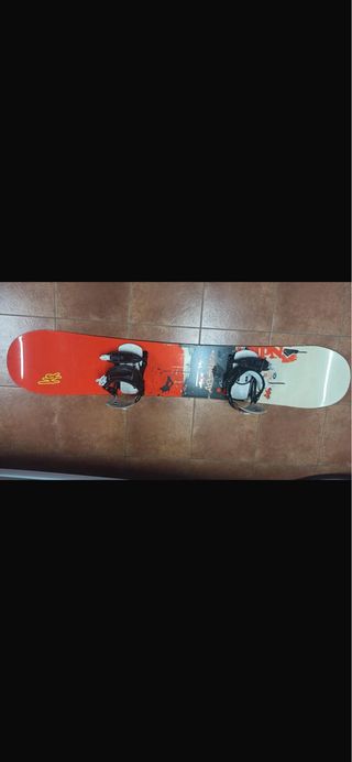 Tabla Snow + Fijaciones + Botas