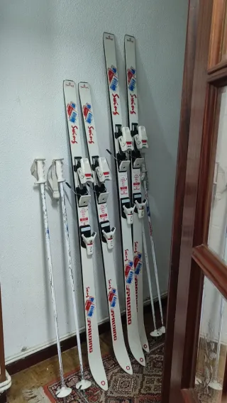 2 Juegos de Esquís con Bastones