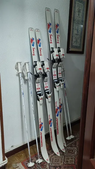 2 Juegos de Esquís con Bastones