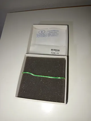 Pulsera Salvatore con piedras verdes