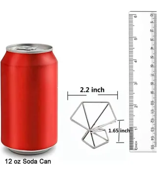 12 Soportes Metálicos para Plantas Aéreas