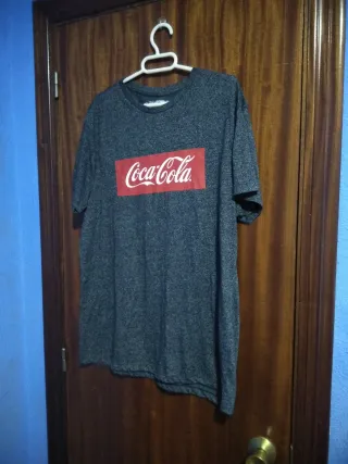 Camiseta Coca-Cola Gris Talla L