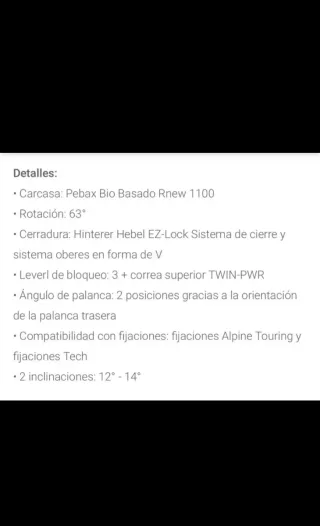 Bota esquí travesía La Sportiva Vanguard