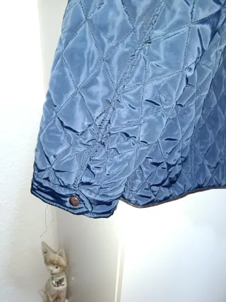 Chaqueta acolchada azul mujer