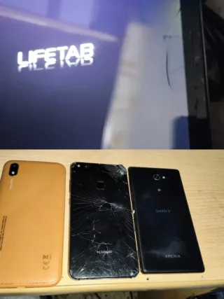 3 Smartphones + 1 Tablet Piezas