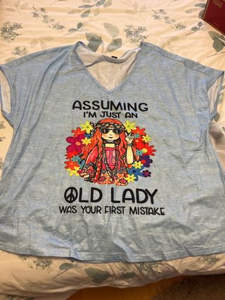 Camiseta Old Lady Talla 2XL
