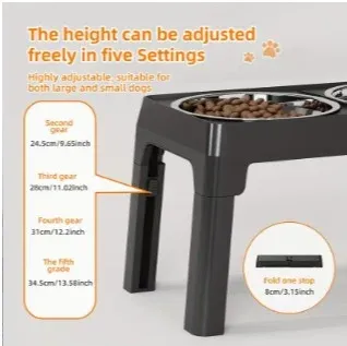 Comedero Elevable Plegable Antivuelco