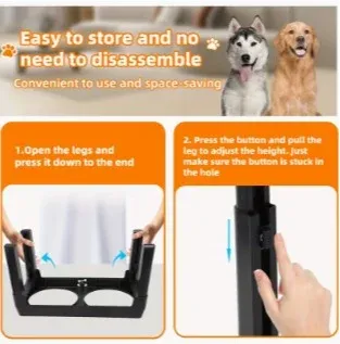 Comedero Elevable Plegable Antivuelco