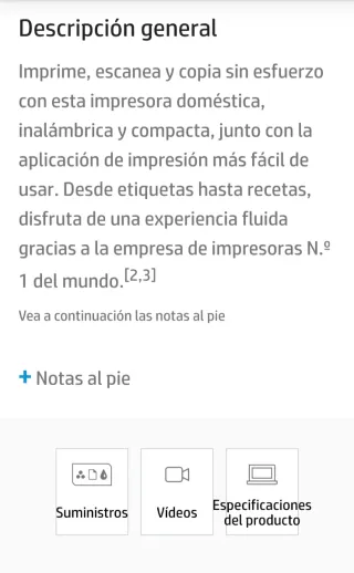 Impresora HP DeskJet 2823e , sin estrenar