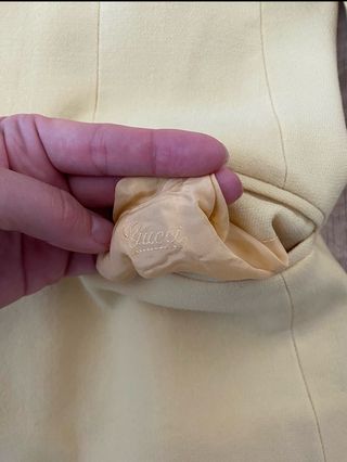 Blazer Gucci Lana Talla M Amarilla